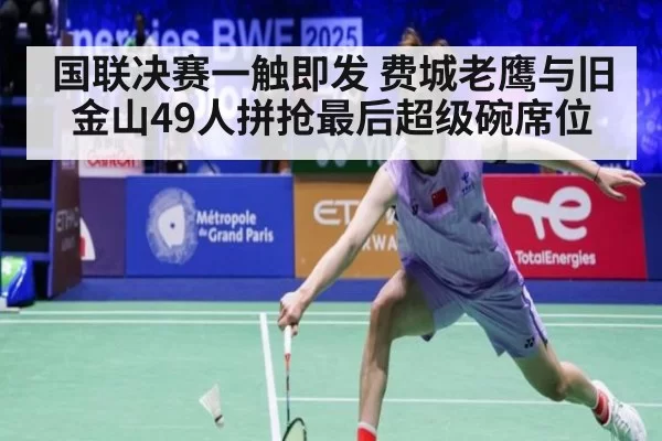 国联决赛一触即发 费城老鹰与旧金山49人拼抢最后超级碗席位